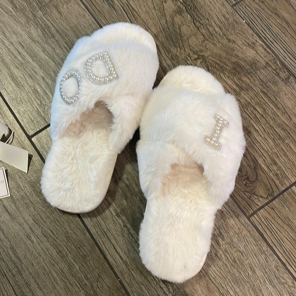 I DO Bride Slippers